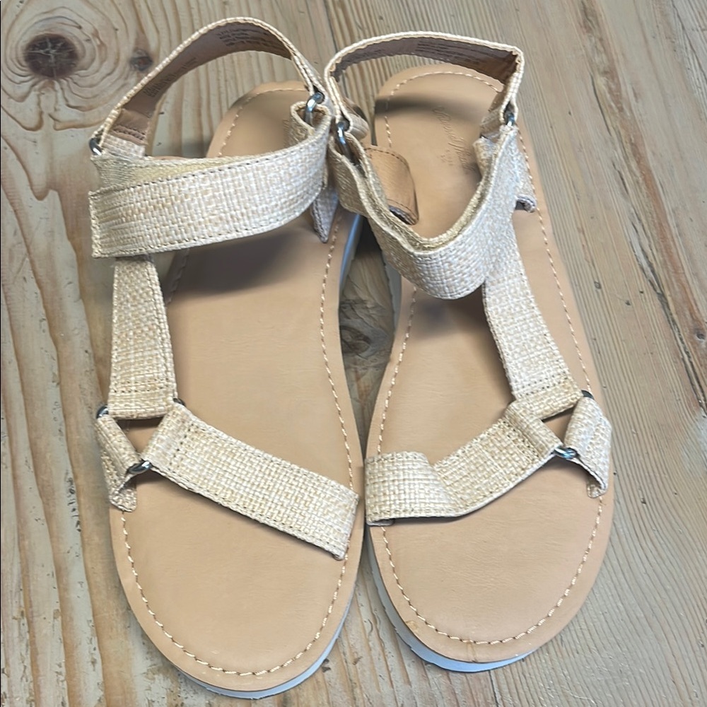 Cream Sandals